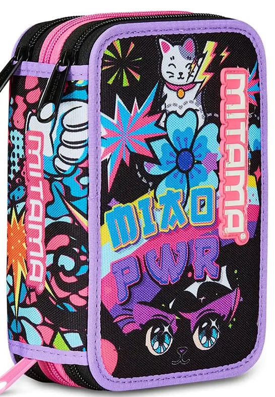 Mitama Manga Effect Astuccio Scuola Triplo